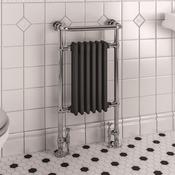 Eastbrook Isbourne Heated Towel Rail Chrome Matt Anthracite image