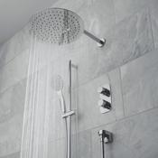 VADO Tablet Altitude 2 Outlet Thermostatic Shower Set Chrome image