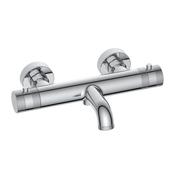 Bathworks Essentials Wall Mounted Bath Shower Mixer Chrome image