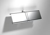 Sonia S3 Bathroom Double Toilet Roll Holder With Cover