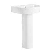 Tavistock Round 550mm Basin &amp; Full Pedestal image