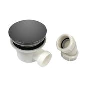 Bathworks Essentials Gunmetal 90mm Fast Flow Waste image