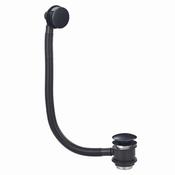 Bathworks Essentials Black Bath Pop-Up Waste + Overflow image
