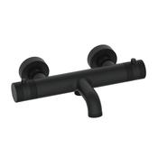 Bathworks Essentials Wall Mounted Bath Shower Mixer Matte Black image
