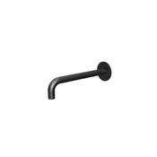 Water Evolution Flow Wall Mounted Basin Spout 190mm - Matt Black image