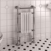 Eastbrook Isbourne Heated Towel Rail Chrome/White image