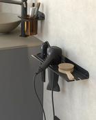 Sonia Quick Hair Styling Tool Storage Shelf - Black