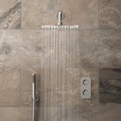 VADO Tablet Altitude 2 Outlet Thermostatic Shower Set Chrome image