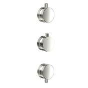 Bathworks Essentials Knurled Shower Valve Pack Brushed Nickel image