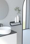Sonia Quick Bathroom Towel Rail Shelf 450mm Black