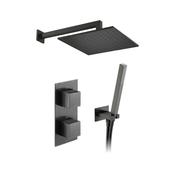 Vado Tablet Notion 2 Outlet Shower Pack - Brushed Black