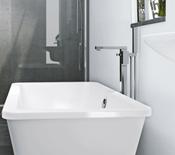 Bathworks Essentials Heather Freestanding Bath shower Mixer