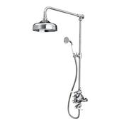 Tavistock Lansdown Exposed Shower Set, Overhead &amp; Handset