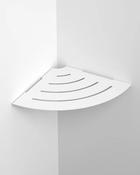 Sonia Nox Corner Metal Shelf - White image
