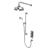Tavistock Lansdown Concealed Shower Set, Riser &amp; Overhead