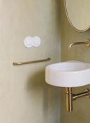 Flow Towel Rail 350mm - Brushed Brass image