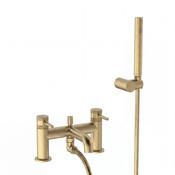 Bathworks Essentials Core Bath Shower Mixer Brushed Brass image