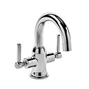 Tavistock Marston Twin Handle Basin Mixer &amp; Click Waste