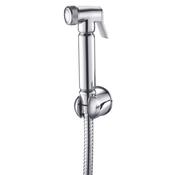 Bathworks Essentials Douche Handset , Flexi &amp; Holder Chrome image