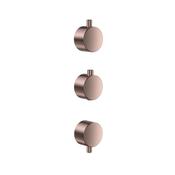 Bathworks Essentials Plain Shower Valve Pack Brushed Bronze