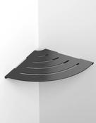 Sonia Nox Corner Bathroom Shower Shelf Black