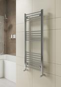 Bathworks Essentials Straight Heated Towel Rail - 800 x 500mm