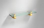 Sonia S7 Glass Shelf 500mm Ploished gold image