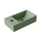 HiB Entero Spring Green 400mm Concrete Basin