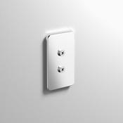 Sonia Adhesive Backplate Square Chrome