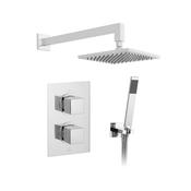 VADO DX Mix 2 Outlet Thermostatic Shower Set Chrome image
