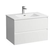 LAUFEN 800mm Slim Basin &amp; LANI 2 Drawer Vanity Unit image