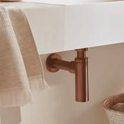 VADO Round Bottle Trap - Brushed Bronze image