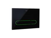 Roca EP1 Touchless Sensor LED Dual Flush Plate - Black image