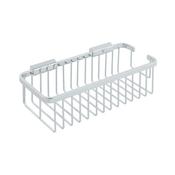VADO Large Rectangular Wall Mounted Shower Basket Chrome
