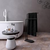 Sonia Nomad Vanguard Freestanding Bathroom Towel Bar Stand Matt Black