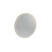 Tavistock Alderbury 600mm Illuminated Circular Bathroom Mirror in Brushed Brass
