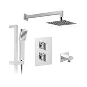 VADO DX Notion 2 Outlet Thermostatic Shower Set Chrome image