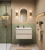 Linea Square 800mm Wall Hung Vanity Unit with Basin image