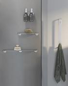 Sonia Nox Metal Shelf 500mm - Satin Stainless Steel