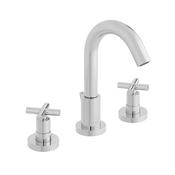 Vado Elements 3 Hole Deck Mounted Basin Mixer Tap Polished Chrome image