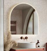HiB Alba Arch LED Bathroom Mirror – 800 × 800 mm