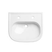 Tavistock Lansdown 490mm 2 Tap Hole Standard Depth Semi-Countertop Basin image