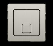 Bathworks Essentials Square Brushed Nickel Dual Flush Button image