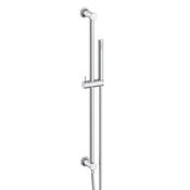 Bathworks Essentials Riser Rail &amp; Handset Including Hose Chrome image