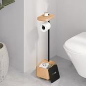 ONIA BIOCO Freestanding Toilet Roll Holder Beige/ Black image