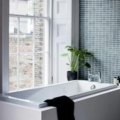 Britton Sustain Single Ended Bath White image