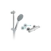 VADO Celsius Exposed Thermostatic Shower Set Chrome image