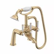Tavistock Lansdown Bath Shower Mixer  - Brushed Brass