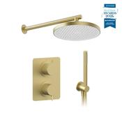 Vado Safari 2 Outlet Shower Pack - Satin Brass image