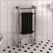Eastbrook Isbourne Heated Towel Rail Chrome Matt Black image